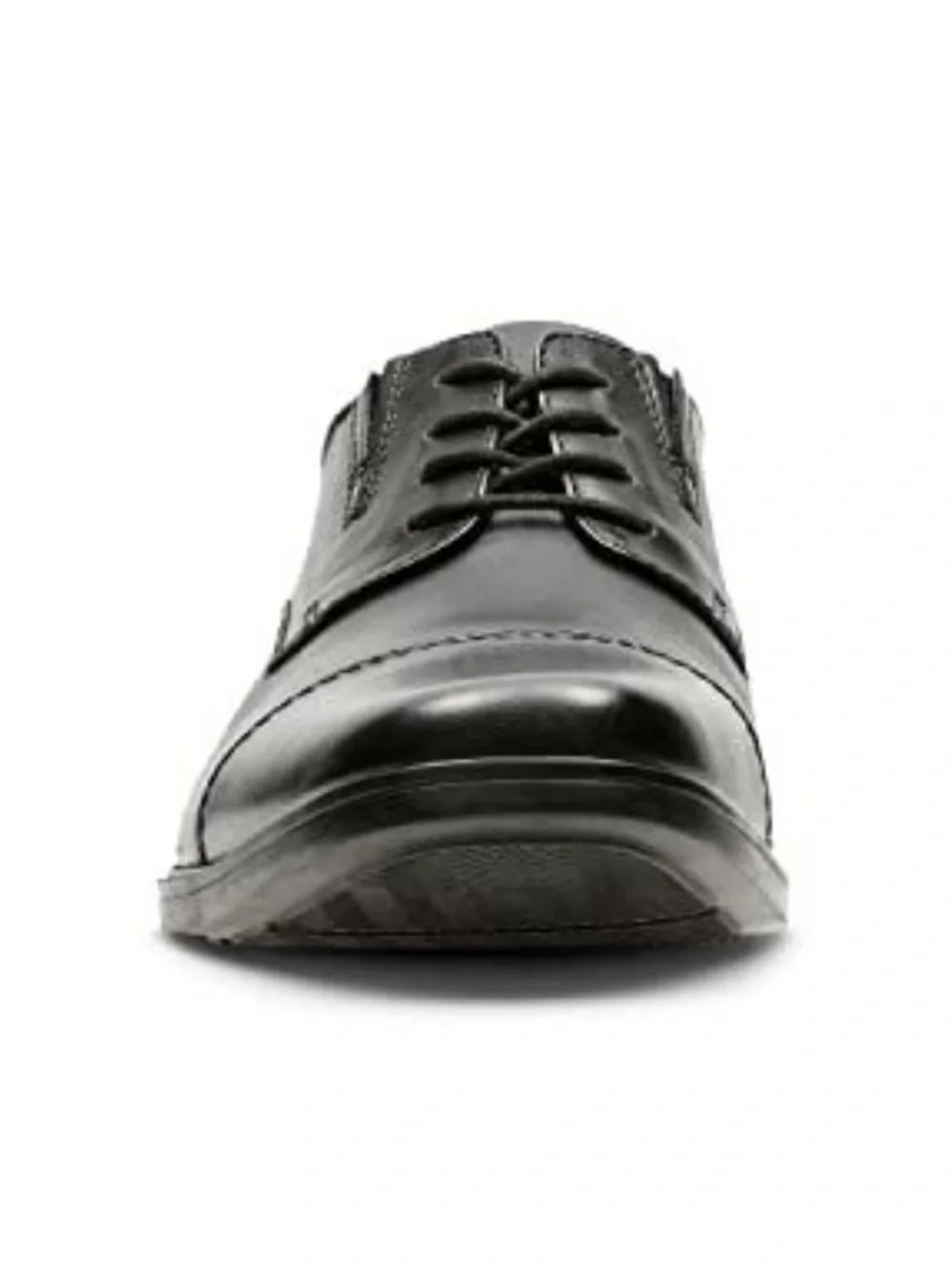 Clarks 9 Tilden Cap Black Leather Oxford Dress Shoe